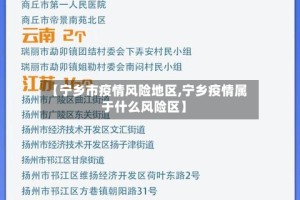 【宁乡市疫情风险地区,宁乡疫情属于什么风险区】
