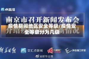 疫情期间地区安全等级/疫情安全等级分为几级