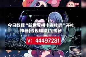 今日教程“新世界拼十有挂吗”开挂神器{透视辅助}全揭秘