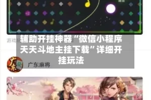 辅助开挂神器“微信小程序天天斗地主挂下载”详细开挂玩法
