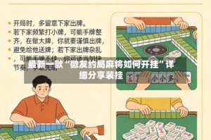 最新一款“微友约局麻将如何开挂”详细分享装挂