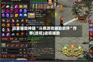 玩家辅助神器“斗棋游戏辅助软件”作弊(透视)透视辅助