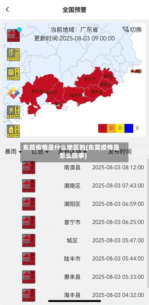 东莞疫情是什么地区的(东莞疫情是怎么回事)-第1张图片