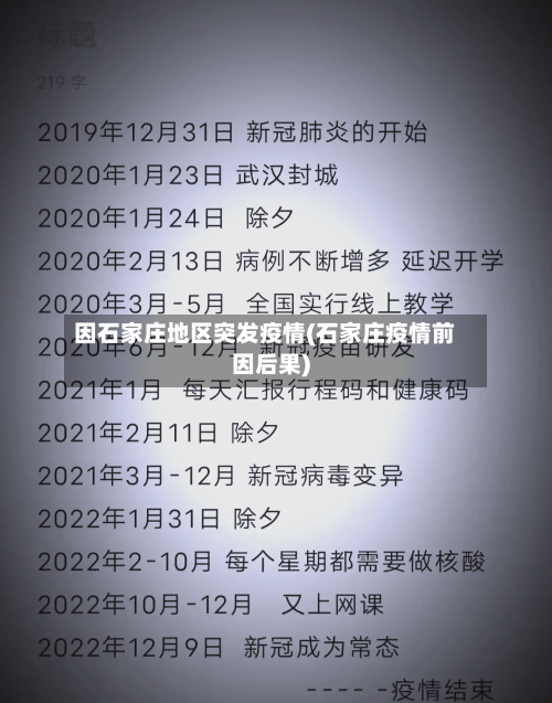 因石家庄地区突发疫情(石家庄疫情前因后果)-第1张图片