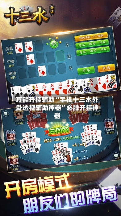 万能开挂辅助“手机十三水外卦透视辅助神器”必胜开挂神器-第2张图片