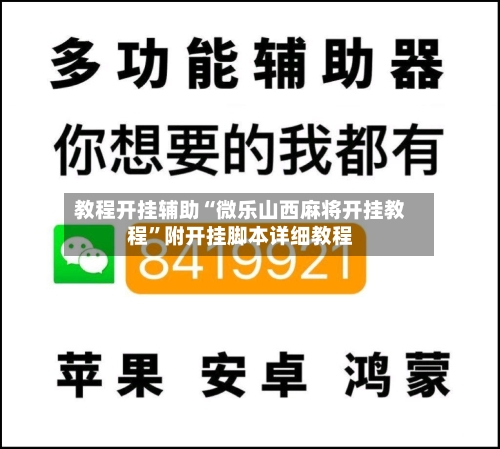 教程开挂辅助“微乐山西麻将开挂教程”附开挂脚本详细教程-第2张图片