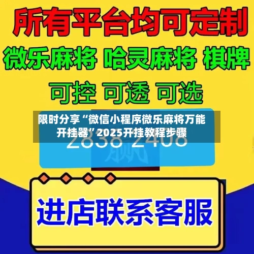 限时分享“微信小程序微乐麻将万能开挂器”2025开挂教程步骤-第1张图片