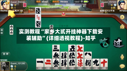 实测教程“家乡大贰开挂神器下载安装辅助”(详细透视教程)-知乎-第2张图片