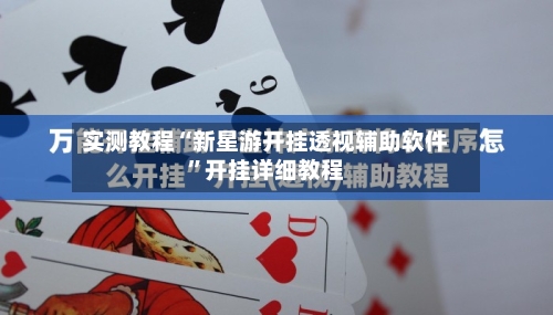 实测教程“新星游开挂透视辅助软件	”开挂详细教程-第2张图片