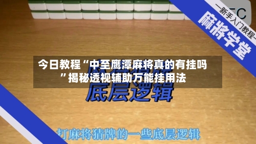 今日教程“中至鹰潭麻将真的有挂吗	”揭秘透视辅助万能挂用法-第2张图片