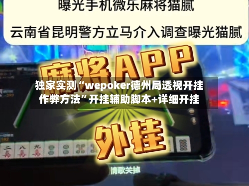 独家实测“wepoker德州局透视开挂作弊方法”开挂辅助脚本+详细开挂-第2张图片