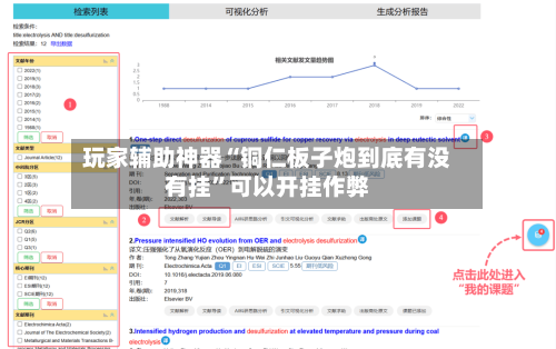 玩家辅助神器“铜仁板子炮到底有没有挂”可以开挂作弊-第1张图片