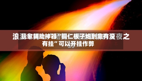 玩家辅助神器“铜仁板子炮到底有没有挂”可以开挂作弊-第3张图片