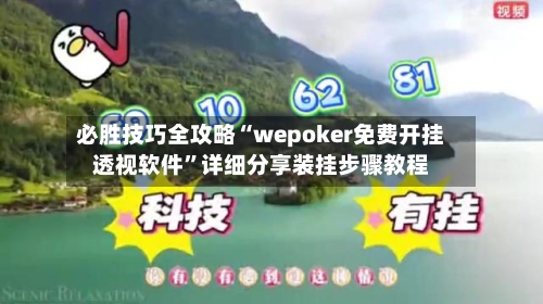 必胜技巧全攻略“wepoker免费开挂透视软件”详细分享装挂步骤教程-第2张图片