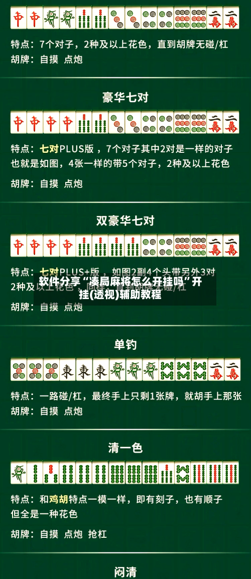 软件分享“凑局麻将怎么开挂吗”开挂(透视)辅助教程-第1张图片