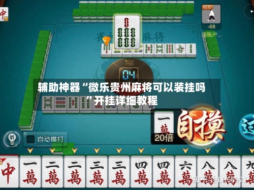 辅助神器“微乐贵州麻将可以装挂吗”开挂详细教程-第1张图片