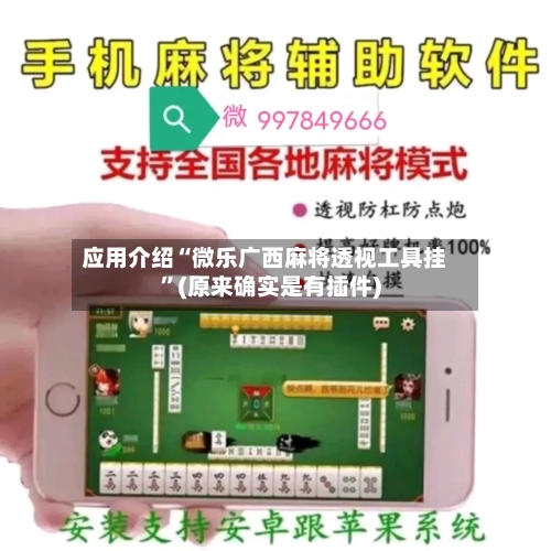 应用介绍“微乐广西麻将透视工具挂”(原来确实是有插件)-第2张图片