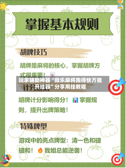 玩家辅助神器“微乐麻将跑得快万能开挂器”分享用挂教程-第3张图片