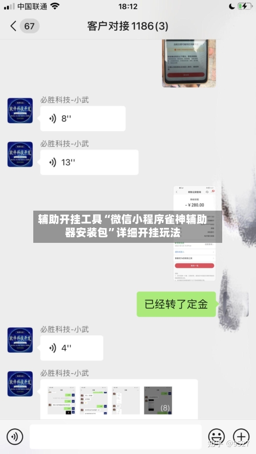 辅助开挂工具“微信小程序雀神辅助器安装包”详细开挂玩法-第1张图片