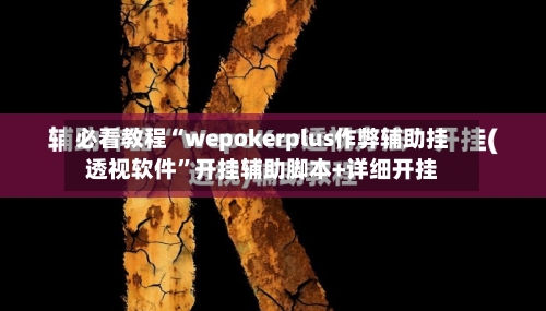 必看教程“wepokerplus作弊辅助挂透视软件”开挂辅助脚本+详细开挂-第1张图片