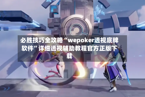 必胜技巧全攻略“wepoker透视底牌软件”详细透视辅助教程官方正版下载-第3张图片