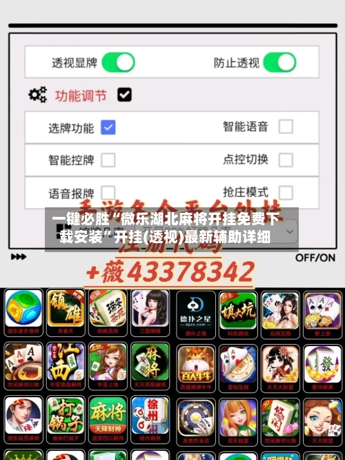 一键必胜“微乐湖北麻将开挂免费下载安装”开挂(透视)最新辅助详细-第3张图片