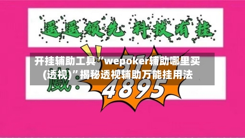 开挂辅助工具“wepoker辅助哪里买(透视)	”揭秘透视辅助万能挂用法-第3张图片