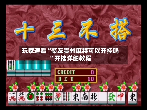 玩家速看“聚友贵州麻将可以开挂吗”开挂详细教程-第2张图片