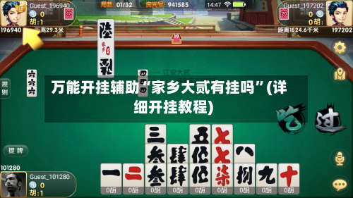 万能开挂辅助“家乡大贰有挂吗”(详细开挂教程)-第1张图片