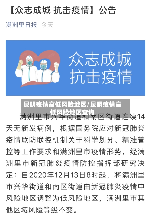 昆明疫情高低风险地区/昆明疫情高低风险地区查询-第1张图片