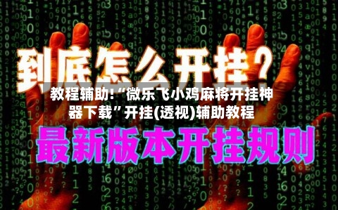 教程辅助!“微乐飞小鸡麻将开挂神器下载”开挂(透视)辅助教程-第1张图片