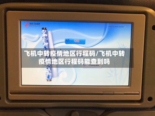 飞机中转疫情地区行程码/飞机中转疫情地区行程码能查到吗-第2张图片