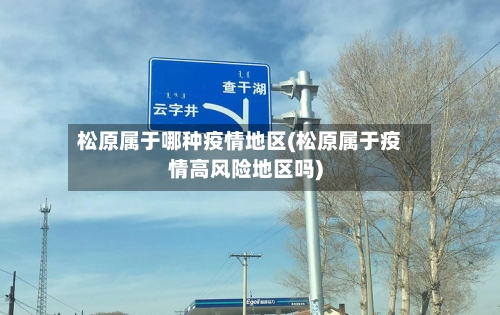 松原属于哪种疫情地区(松原属于疫情高风险地区吗)-第2张图片