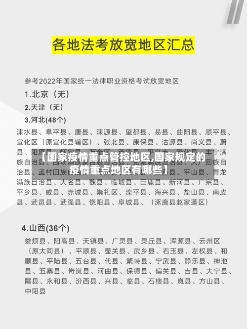【国家疫情重点管控地区,国家规定的疫情重点地区有哪些】-第1张图片