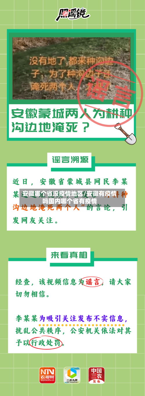 安徽哪个省没疫情地区/安徽有疫情吗国内哪个省有疫情-第1张图片