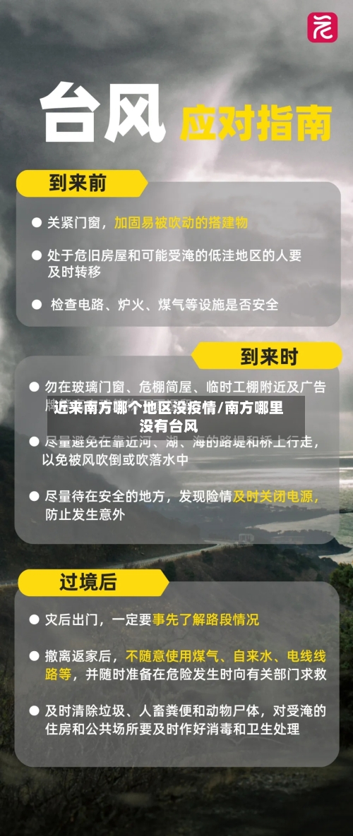 近来南方哪个地区没疫情/南方哪里没有台风-第2张图片
